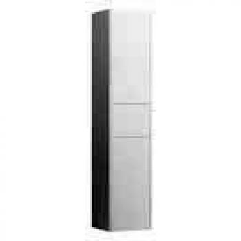 Armoire haute de base, gauche avec deux portes, un tiroir, ouverture à pousser et à tirer, couleur : blanc brillant - H4027211102611