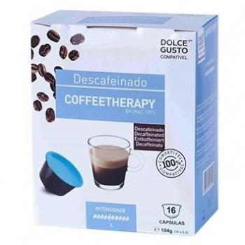 Café Cápsulas p/DG CoffeeTherapy Descafeinado 16un