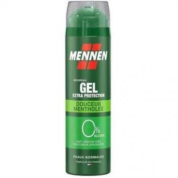 Mennen Gel Douceur Mentholé – Rasage sans alcool 200 ml
