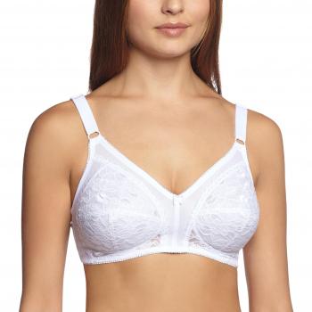 Sassa Damen Soft-BH, Einfarbig, Gr. 95B, Weiß