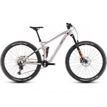 Cube Stereo One22 Race 2025 Full Suspension MTB – Raw Metal Black (Medium)