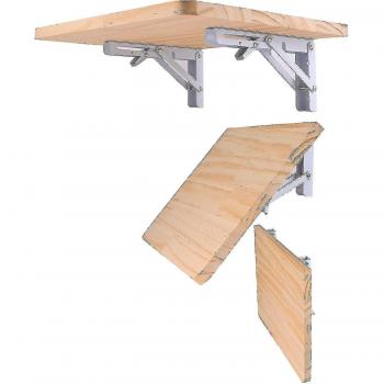 Supports d'étagères triangulaires en métal