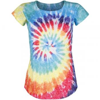 T‑shirt Burnout Spaced Out – Innocent, Donna, S-4XL, multicolor