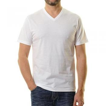 V‑Neck Doppelpack T-Shirt RAGMAN Größe S, 100 % Baumwolle