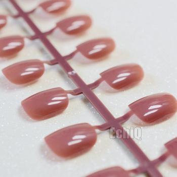Extra Short Pink Carnival Candy Round Press On Nails for Kids - 24pcs