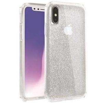Funda Transparente Brillante Uniq Clarion Tinsel para iPhone XS Max 16,5 cm (6.5 pulgadas) Plata y Blanco