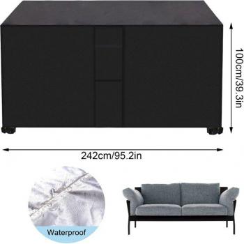 Cubierta impermeable para sofá de patio