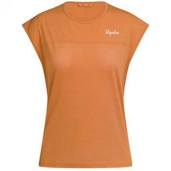 Maglia a maniche corte Rapha Trail Lightweight arancione donna