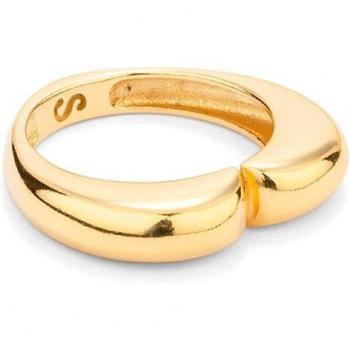 Secrecy - Anillo Self love de plata dorado
