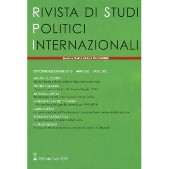 Rivista di studi politici internazionali (2015). Vol. 4