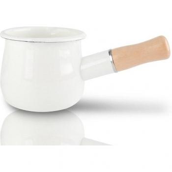 MantequillaExpress 10cm: Mini Calentador de Mantequilla con Mango de Madera