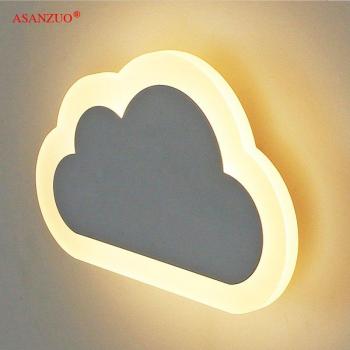Acrylic & Iron Cloud Sconce Light