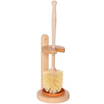 REDECKER Naturborstenteller mit Tampico-Faserbürste – 9‑7/8 Zoll