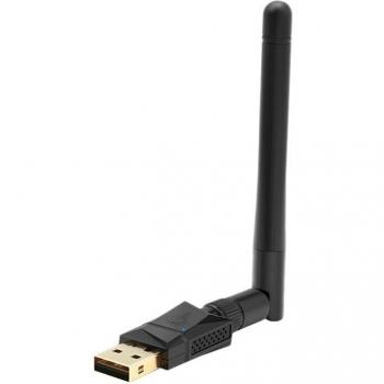 600 Mbps USB Wireless Network Card with 2.4G/5.8G Band Support - Black