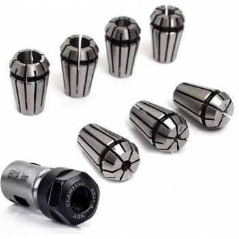 7pcs ER11 Steel Collet Set with 5mm Extension Rod