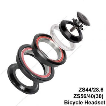 Road Bike Headset 44mm 56mm Internal CNC 1 1/8-1 1/2 Tapered