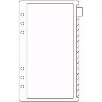 A6 Transparent Card Holder Pouch with Zipper