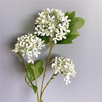 Lilac Plastic Hydrangea Flower Stem