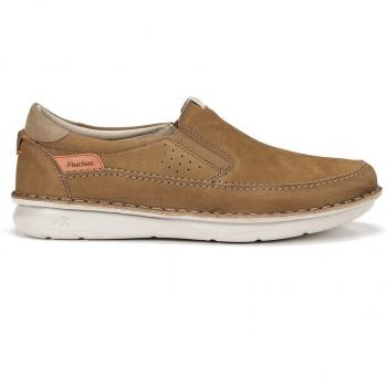 Zapatos Fluchos F2001 Slip-on Piel Marrón
