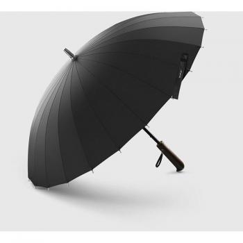 Sombrilla OLYCAT Largo y Recto 24K, Fibra de Vidrio, Mango de Madera, A Prueba de Viento