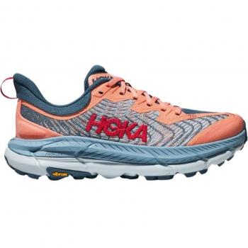 HOKA Mafate Speed 4 Women's Trail Running Shoes Papaya/Real Teal