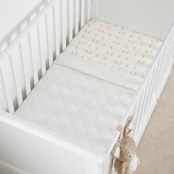 Ickle Bubba Fitted Cot Bed Sheets Natural