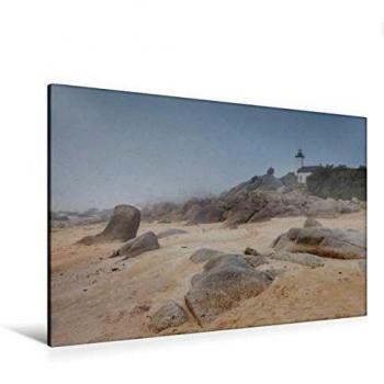 Christian Müringer’s Leinwanddruck: CALVENDO Premium 120 × 80 cm – Leuchtturm Bretagne