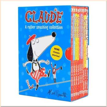 HODDER PUBLISHING Claude: The Complete Collection - Rather Smashing Adventures 10 Books Box Set by Alex T. Smith (In The City, On Holiday, At The Circus, In The Country