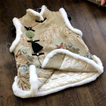 Traditionele Chinese Stijl Mouwloze Vest voor Dames