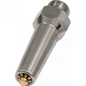 Flachdüse Außengewinde Messing vernickelt Länge 100,0 mm Breite 29 mm RIEGLER