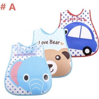 3-Pack Cute Cartoon Baby Bibs