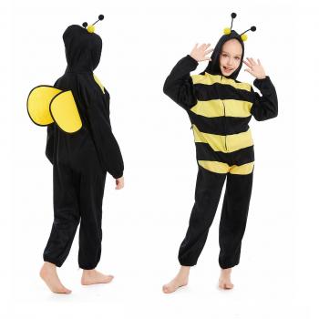 Disfraz infantil de abeja con chaqueta y pantalón