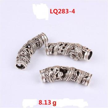 Perles de Dreadlock en tube de cuivre, 5 pièces