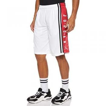 Jordan Air-Jordan Herren-Skorts Weiß & Rot, Mittelgröße M