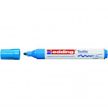 C/10 Rotulador Edding 4500 Textil Color Azul Claro 10