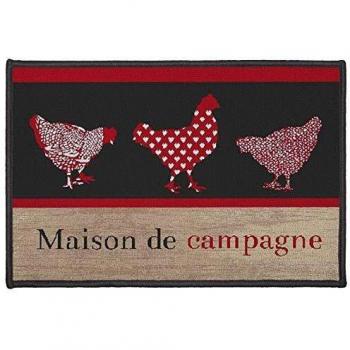 Tapis Imprimé Maison de Campagne 40 x 60 cm