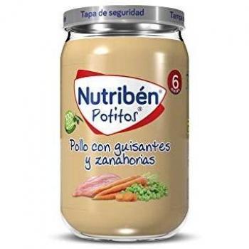 NUTRIBEN POLLO CON GUISANTES Y ZANAHORIAS POTITO