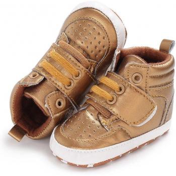 Baby Soft Bottom Anti-Skid PU Leather Shoes for Toddlers 0-18M