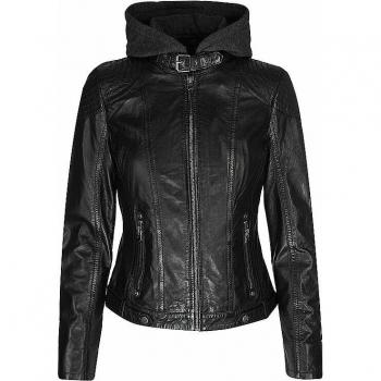 Gipsy Lederjacke »CASEY« mit Kapuze und abnehmbarem Kapuzen-Sweateinsatz