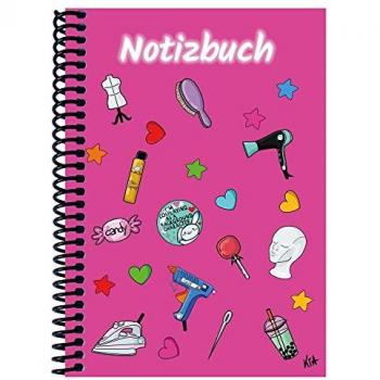 Manga-Block A4 E & Z – Pink & Linien