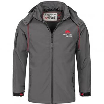 Softshelljacke ARCTIC SEVEN ASAdventuraa für Herren in Dunkelgrau