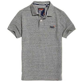 Superdry Polo A Maniche Corte Classic Pique Flint Steel Grit S