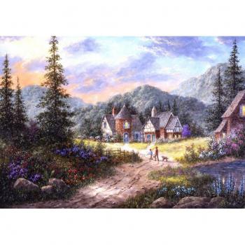 Puzzle Grafika - Dennis Lewan : Collines de Bavière, 1500 pièces (60435)