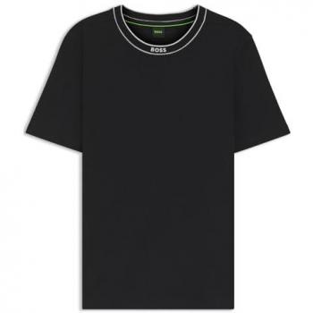 T-shirt Casual BOSS à Rayures Noires pour Homme