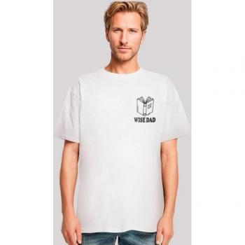Wise Dad Vatertag Premium T-Shirt (Herren) – F4NT4STIC – Größe XXL – Weiß