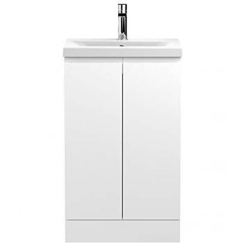 VASARI Hudson Reed Urban Floor Standing 2-Door Vanity Unit with Basin
