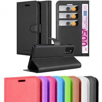 Cadorabo Smartphone‑Cover mit Ständerfunktion für Galaxy A41 in Rot
