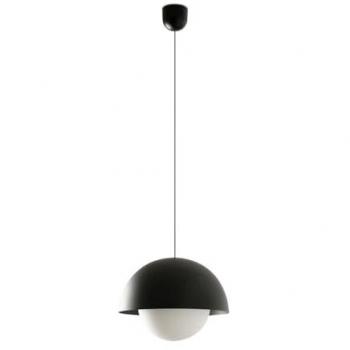Faro Lighting Marisol Dome Pendant Ceiling Light Matt Black 2700K