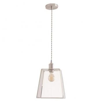 Susie Single Drop Ceiling Pendant Light with Glass Lantern Shade