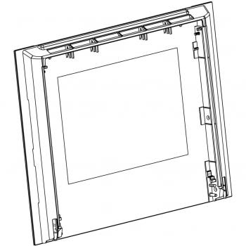 Verre avant AEG, inox, Zanker, 592x465mm 3578708277